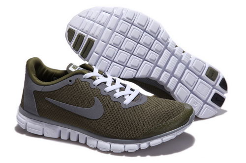 Nike Free 3.0 Mens Army Green Grey
